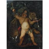 ANSCHÜTZ Hermann 1802-1880,THE INFANT BACCHUS OFFERING A LEOPARD TO DRINK,1840,Sotheby's 2008-12-17