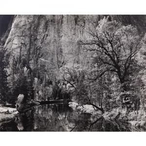 Ansel Adams 1902-1984,Merced River, Cliffs, Autumn, Yosemite Valley,,Phillips, De Pury & Luxembourg 2017-10-03