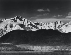 Ansel Adams 1902-1984,Winter Sunrise, Sierra Nevada,1944,Christie's GB 2012-04-05