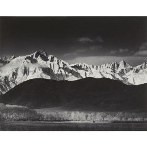 Ansel Adams 1902-1984,WINTER SUNRISE, SIERRA NEVADA FROM LONE PINE, CALI,Sotheby's GB 2011-04-06