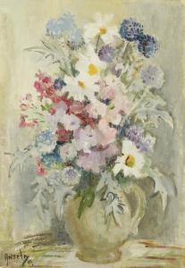 ANSELME Marcel 1925-1982,Bouquet de fleurs,Ader FR 2014-03-11