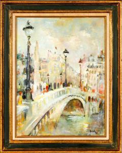 ANSELME Marcel 1925-1982,Paris, le pont de la Tournelle,Cannes encheres, Appay-Debussy FR 2023-10-13