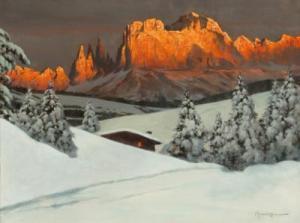 ANSEN HOFMAN Eduard 1862-1955,In the Dolomites,Palais Dorotheum AT 2022-02-22