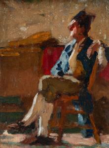 ANSHUTZ Thomas Pollock 1851-1912,PORTRAIT OF A MAN,Amelia Jeffers US 2024-03-07