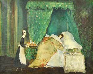 ANSINGH Lizzy 1875-1959,Breakfast in the Green Room,1936,Bellmans Fine Art Auctioneers GB 2020-06-17