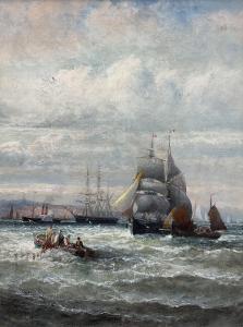 Anslow THORNLEY William 1847-1907,A Busy Shipping Lane,David Duggleby Limited GB 2023-12-08