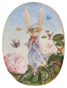 Anster Fitzgerald John 1832-1906,A flower fairy,1861,Bonhams GB 2023-03-29
