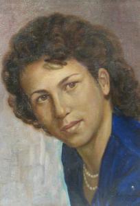 ANTAL Janosi 1922-2004,Woman Portrait,1955,Alis Auction RO 2010-02-13