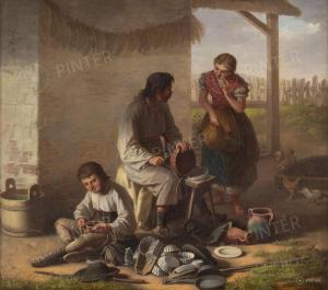 ANTAL Persian 1842-1908,Wire Makers,1867,Pinter HU 2024-02-28