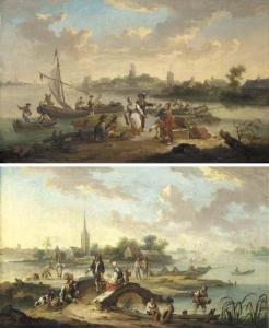 ANTHONISSEN Henricus Josephus 1707-1794,A river landscape,Christie's GB 2002-10-30