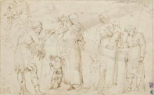 ANTICHI PROSPERO 1555-1592,Femmes, enfants et mendiants,Christie's GB 2013-10-16