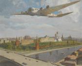 ANTIPOV NIKOLAI ALEXANDROVICH 1917,FLIGHT OVER THE KREMLIN, MOSCOW,Sotheby's GB 2012-11-27