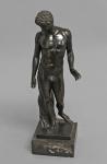 Antique,a naked man with curly hair looking to the ground,18th -19th century,Lawrences GB 2022-04-08