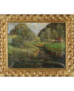 ANTLERS Max 1871-1929,Paesaggio campestre con corso d'acqua,Eurantico IT 2023-10-17