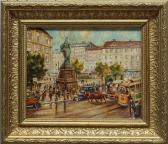 ANTOINE Otto 1865-1951,Berlin. Der alte Alexanderplatz,1912,Reiner Dannenberg DE 2014-03-14