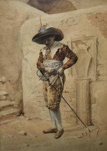 ANTOINE Pierre Joseph 1840-1913,The Swordsman,Cuttlestones GB 2018-09-06