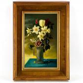 ANTOINE Robert 1932-2006,Still life flowers in a pewter jug,Burstow and Hewett GB 2021-12-16