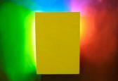 ANTONAKOS Stephen 1926-2013,Yellow painting with 3 neons,1983,Bonhams GB 2009-05-19