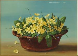ANTONELLI Piero 1916-1990,Flowers in a Copper Bowl,1971,Susanin's US 2021-06-23