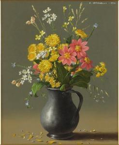 ANTONELLI Piero 1916-1990,Flowers in a Pewter Pot,1970,Susanin's US 2021-06-23