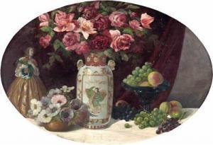 ANTONIACOMI Friedrich Alois Maria 1880-1975,"Stillleben mit Blumen und Obst s,1926,Palais Dorotheum 2012-04-03