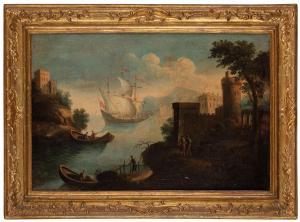Antoniani Francesco 1743-1775,Paesaggio costiero,Wannenes Art Auctions IT 2024-03-05