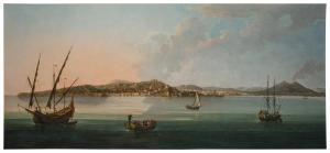 ANTONIANI Pietro 1740-1805,Naples, a view of the bay with Mount Vesuvius,Sotheby's GB 2023-05-25