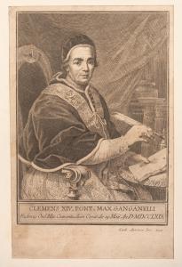 ANTONINI Carlo 1749-1835,Iil Pontefice Clemente XIV,1770,Trionfante IT 2023-12-13