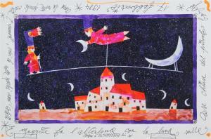 ANTONIO MUSANTE,E Magritte fa l'altalena con la luna sulle case ch,1984,Sant'Agostino 2014-03-24