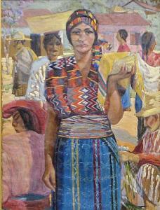 Antonio TEJADA FONSECA,Portrait of a Guatemalan woman,1930,Bonhams GB 2008-09-15