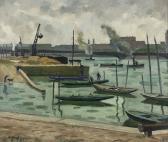 ANTRAL Louis Robert 1895-1939,Im Hafen von St-Nazaire.,Dobiaschofsky CH 2006-11-01
