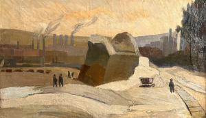ANTRAL Louis Robert 1895-1939,La porte de Versailles.,Sadde FR 2023-04-28