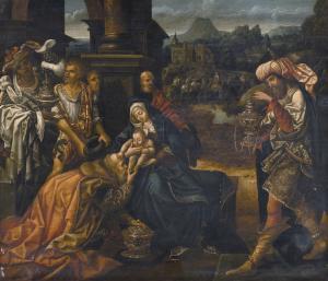ANTWERP SCHOOL,THE ADORATION OF THE MAGI,Sotheby's GB 2014-04-30