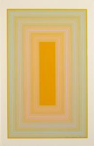 ANUSZKIEWICZ Richard Joseph 1930-2020,Untitled (Orange/Aqua),1972,Bonhams GB 2013-04-14