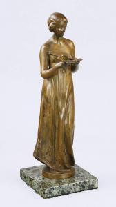 ANWELDT Leo 1800-1900,Kobieta z książką,1909,Rempex PL 2011-08-24