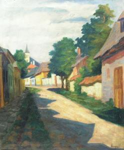 ANYOS Viola 1872-1945,Rural Landscape,Alis Auction RO 2008-01-27
