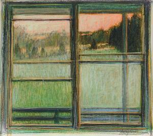 ANZALONE William 1935,Window Landscape (Untitled),2006,Simpson Galleries US 2022-02-12