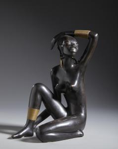 ANZENGRUBER Leopold 1912-1979,Donna africana,19th century,Capitolium Art Casa d'Aste IT 2023-04-12