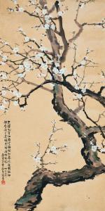 ANZHI Zhang 1911-1990,Plum Blossoms,1944,Christie's GB 2019-11-26