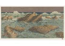 Aoki Shigeru,Sea (estampe / a set of 23 identical),Mainichi Auction JP 2018-11-30
