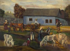 APATI ABKAROVICS Bela 1888-1957,The Countryside,1937,Pinter HU 2022-10-19