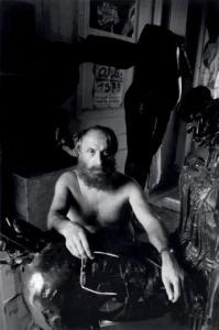 APESTEGUY Francis,César dans son atelier de Paris, le 6 juillet 1985,Yann Le Mouel 2017-05-31