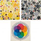 APFELBAUM Polly 1955,Yellow; Gray; and Color Wheel, from C,2009,Phillips, De Pury & Luxembourg 2021-04-20