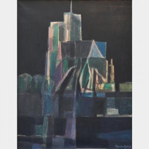 APIN Mochtar 1923-1994,Notre Dame,1968,33auction SG 2023-11-05