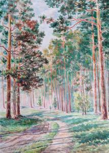 apinis jekabs 1899-1945,The sun in the forest,Antonija LV 2019-07-03