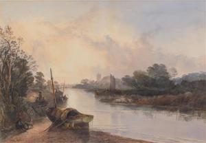 APOL LOUIS 1874-1945,River Landscape,Hindman US 2016-09-29