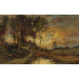 APPEL Charles P 1857-1928,SUNSET,1927,Sotheby's GB 2010-09-29
