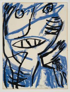 Appel Karel Christiaan 1921-2006,Blue Boy,1950,Barridoff Auctions US 2014-04-30