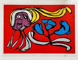 Appel Karel Christiaan 1921-2006,Flower Passion,1978,Ro Gallery US 2024-03-23