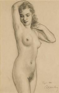 APPERLEY George Owen Wynne 1884-1960,Desnudo femenino,1946,Duran Subastas ES 2024-03-20
